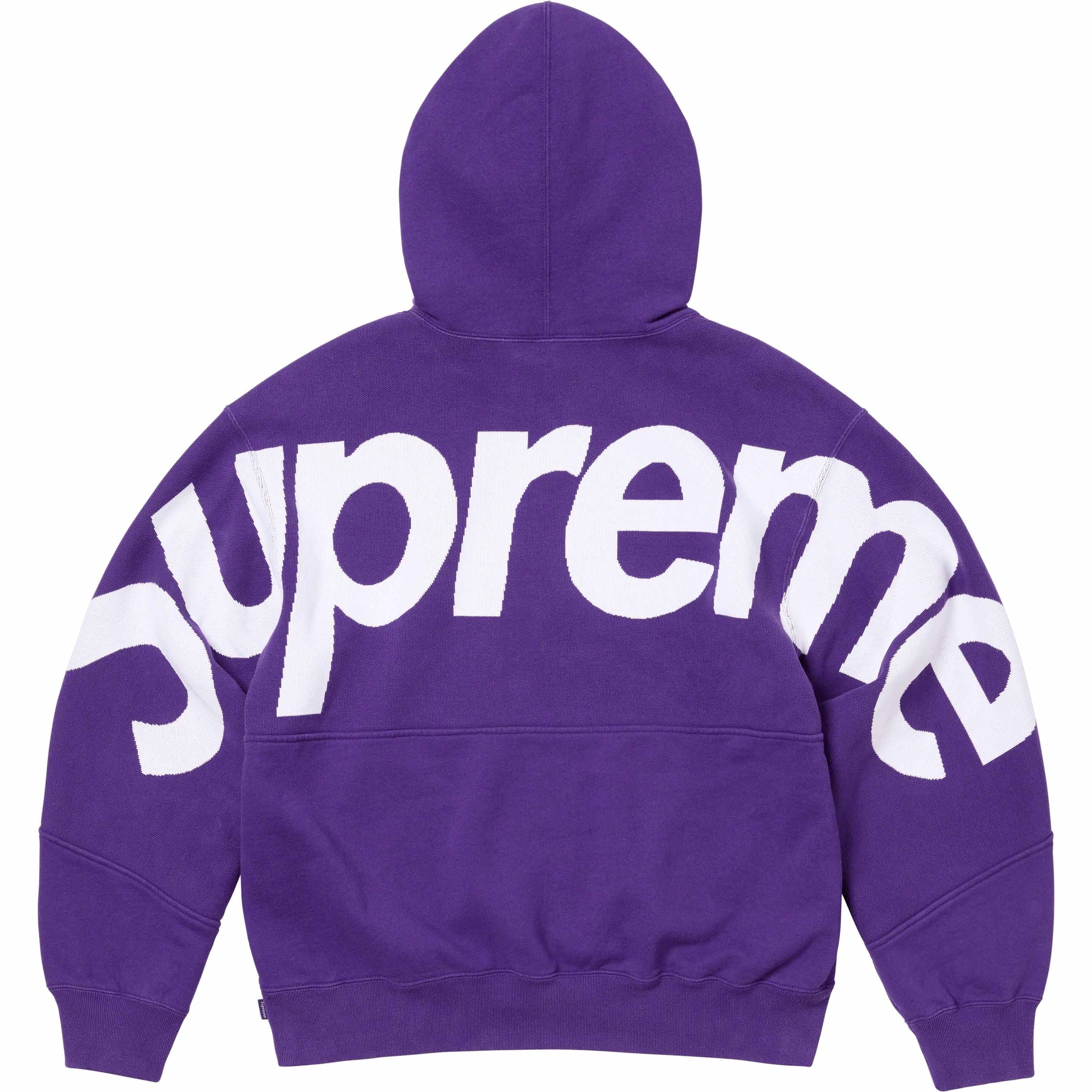 Big Logo Jacquard Hooded Sweatshirt view 4